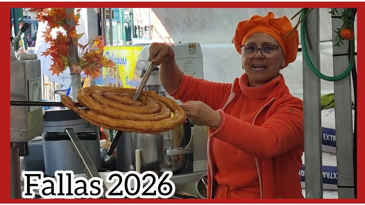 Churros y buñuelos no pueden faltar en FALLAS😋