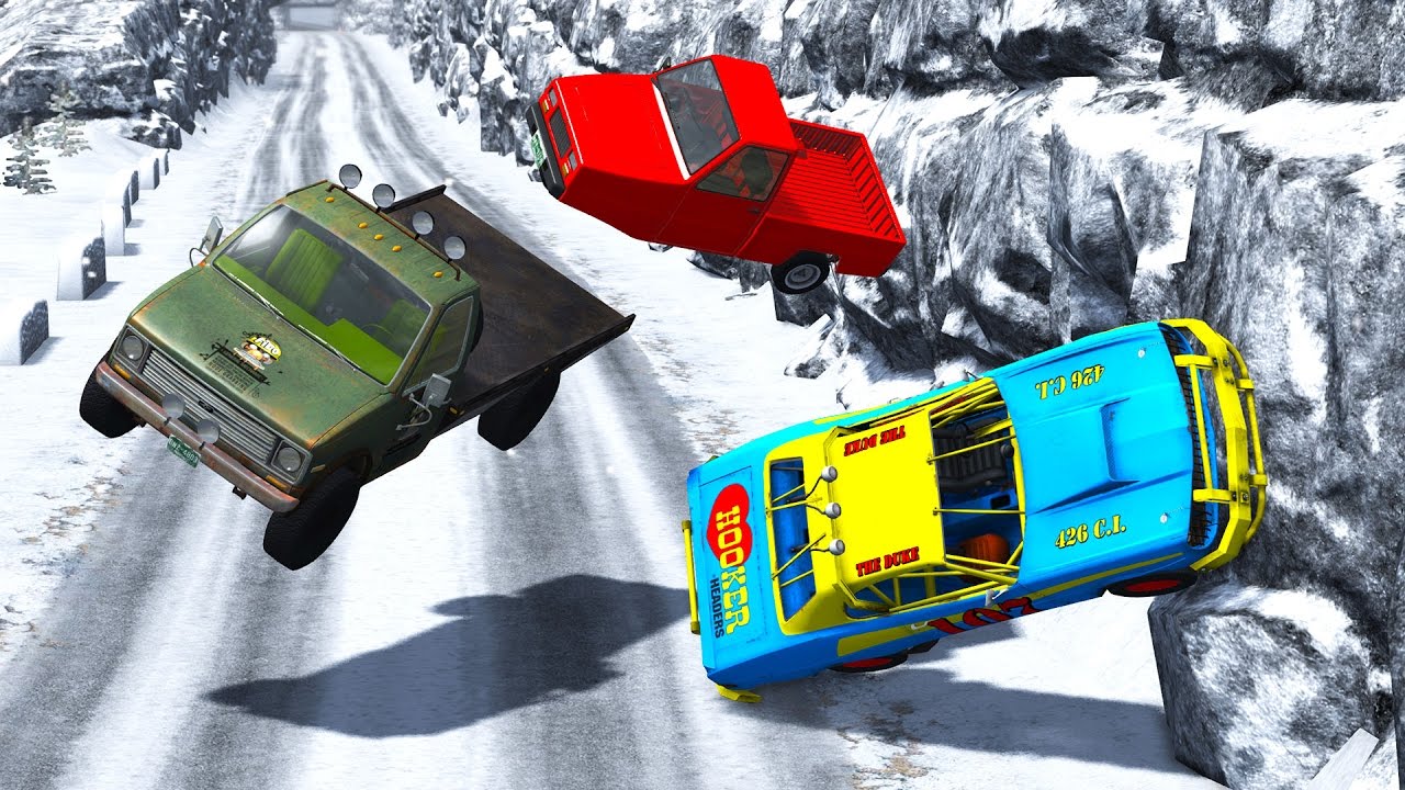 Crazy Rollover Crashes #3 – BeamNG Drive