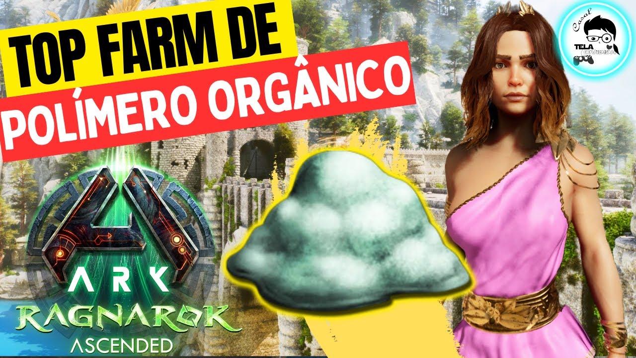 ARK RAGNAROK - TOP FARM DE PÓLIMERO ORGÂNICO NO RAGNAROK  #ark #arksurvivalascended