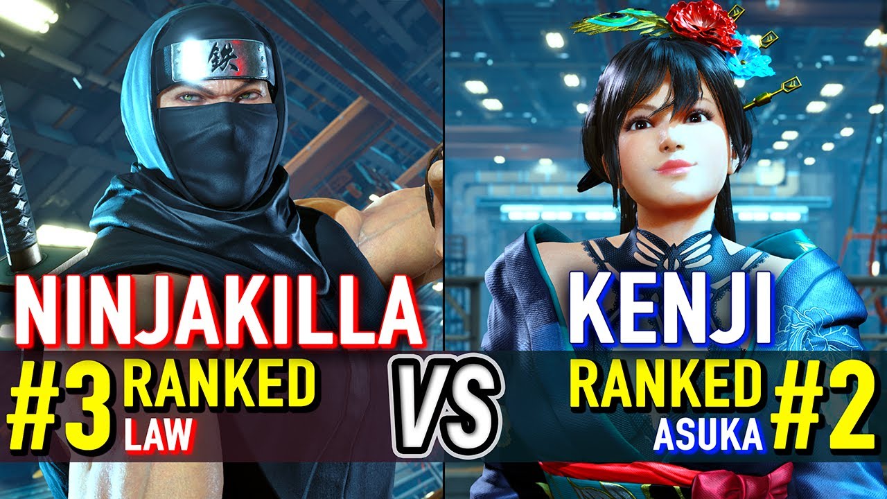 T8 🔥 NINJAKILLA (#3 Ranked Law) vs KENJI (#2 Ranked Asuka) 🔥 Tekken 8 High Level Gameplay