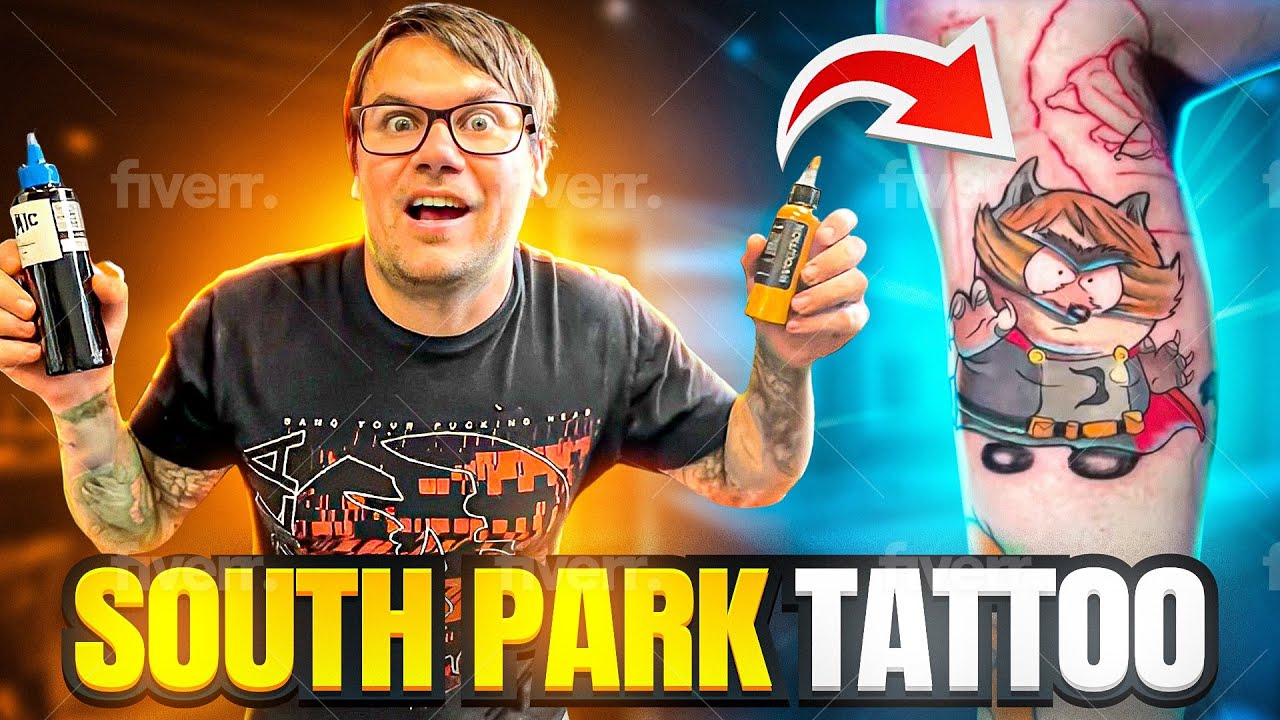 Epic South Park Tattoo Process | Jake Steele