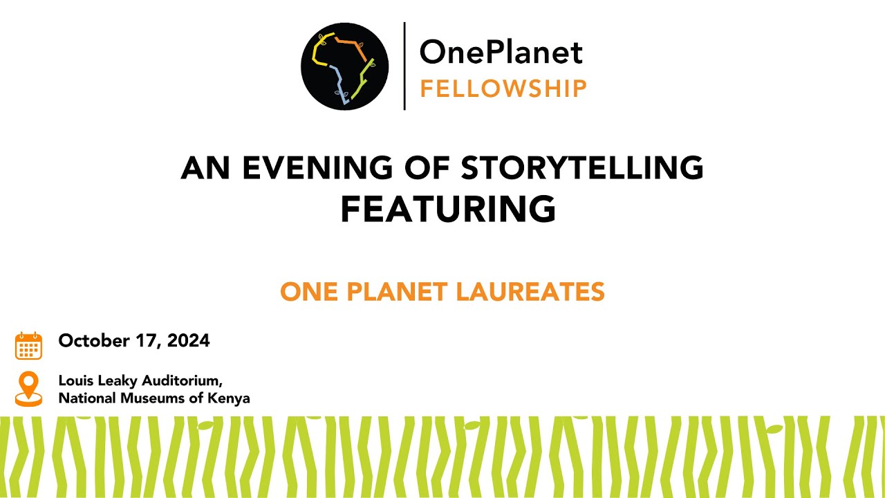 Knowledge Festival: An Evening of Storytelling Featuring Featuring Our Planet Laureates