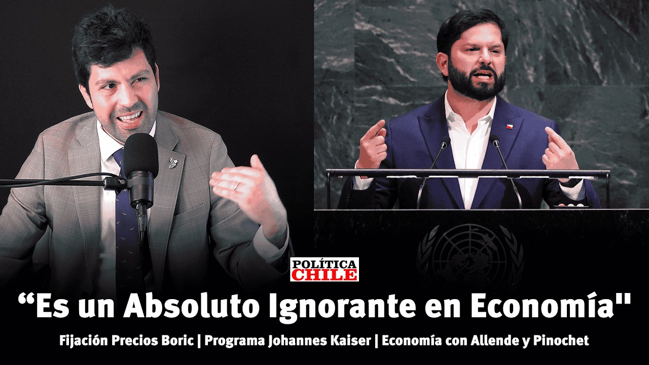 Coordinador Económico de Johannes Kaiser | Gabriel Boric | Economía con Allende y Pinochet