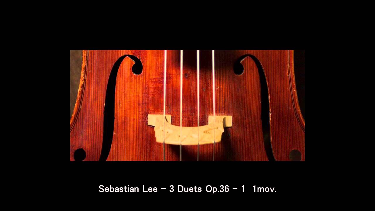 Sebastian Lee - 3 Duets Op.36-1  1mov.