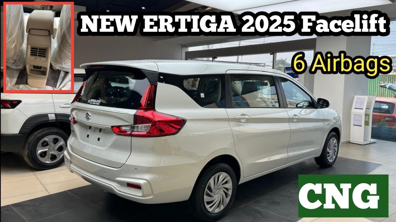 New Updated Ertiga Vxi CNG✅6 Airbags ! Maruti Suzuki Ertiga Real Review@Mrvikastech2074 New Price