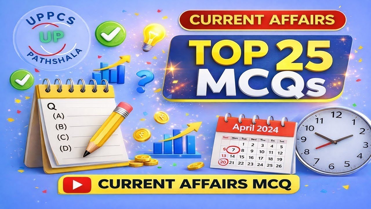 30th Jan 2026 UPPCS RO 2026 | Current Affairs Top 25 MCQs 🔥 Most Expected Questions