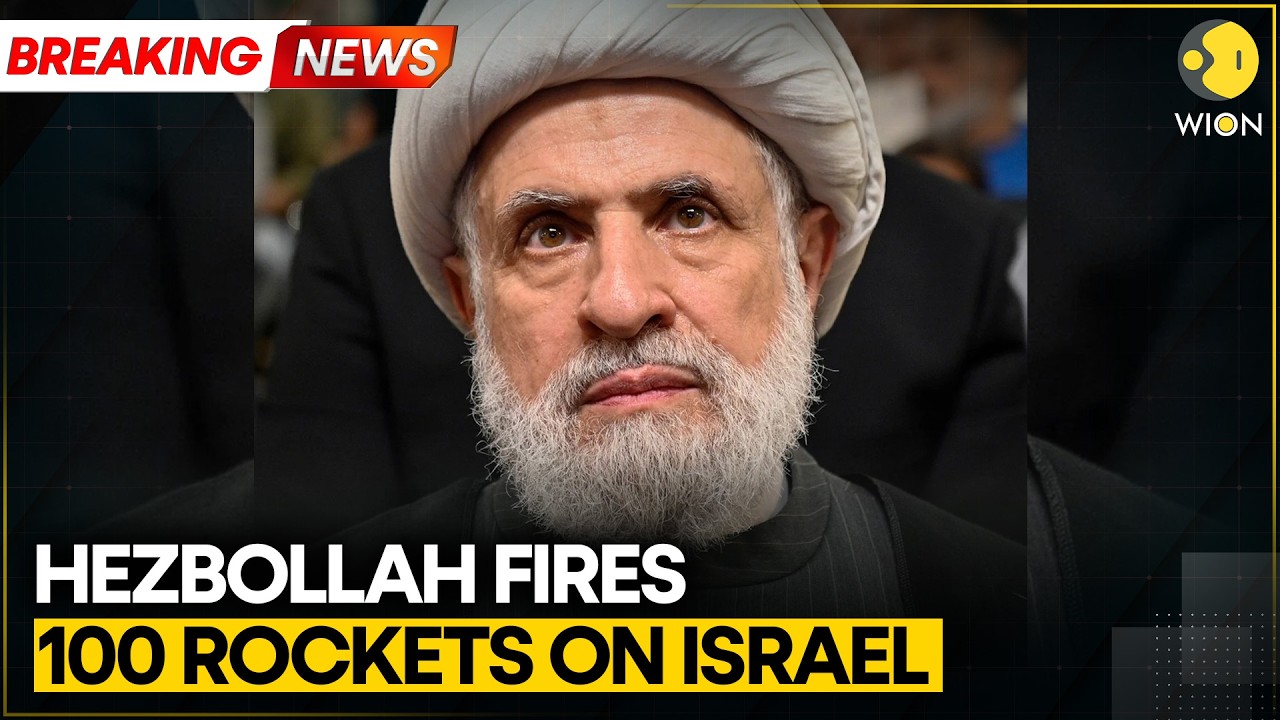 US-Iran War: Israel-Hezbollah War Intensifies as Hezbollah Fires 100 Rockets at Israel | WION