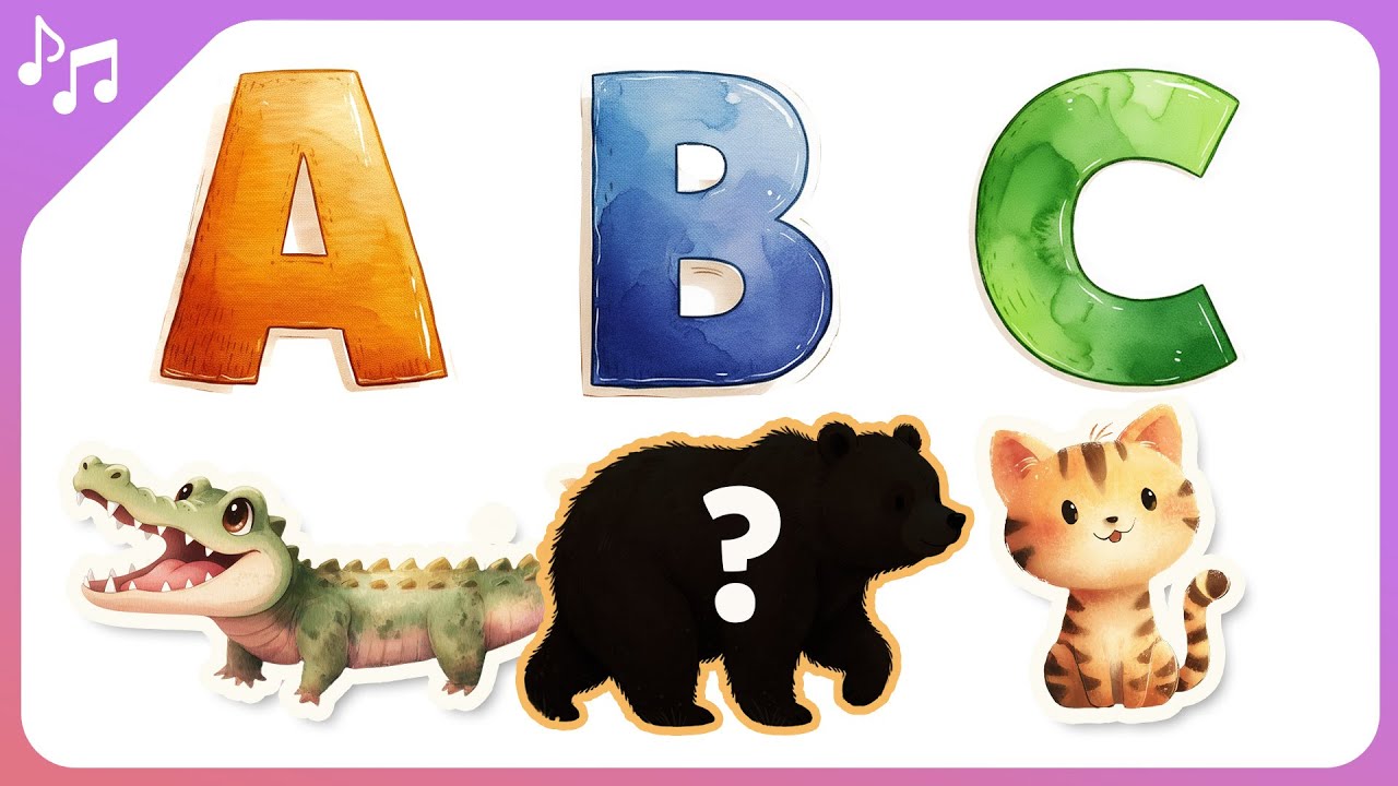 Best ABC Animals Song 🐶🦁 | Learn Alphabet & Phonics A–Z for Kids | Sleepy Baby