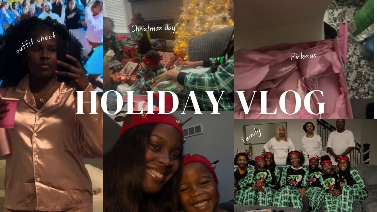 December Diaries | Pinkmas 💕 Work Parties & Christmas w/ Family 🫶🏾
