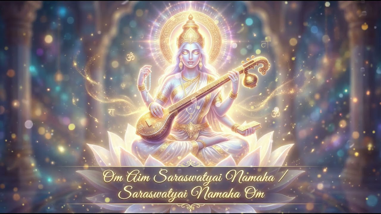 ⚡ AWAKEN YOUR WISDOM — SARASWATI MANTRA FOR CREATIVITY & CLARITY ⚡**