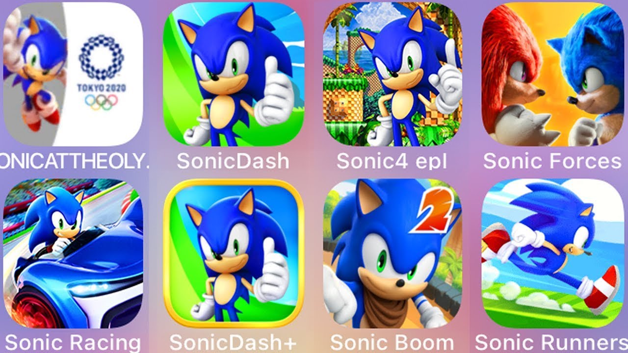 Sonic Boom Sonic CD Sonic the Hedgehog 4 Sonic Forces Sonic Dash+ Sonic Racing Sonic Dash 2