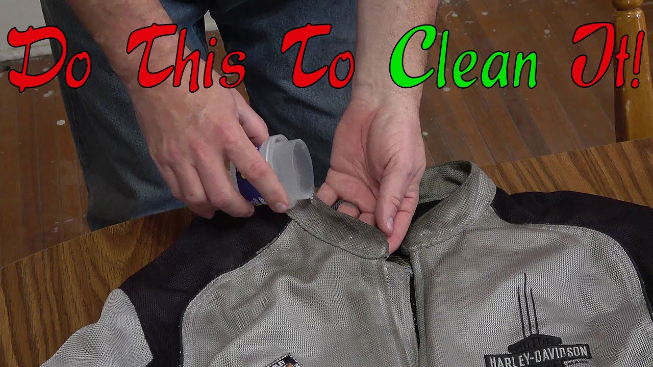 Motorcycle Gear Care - Washing Textile Mesh Jacket