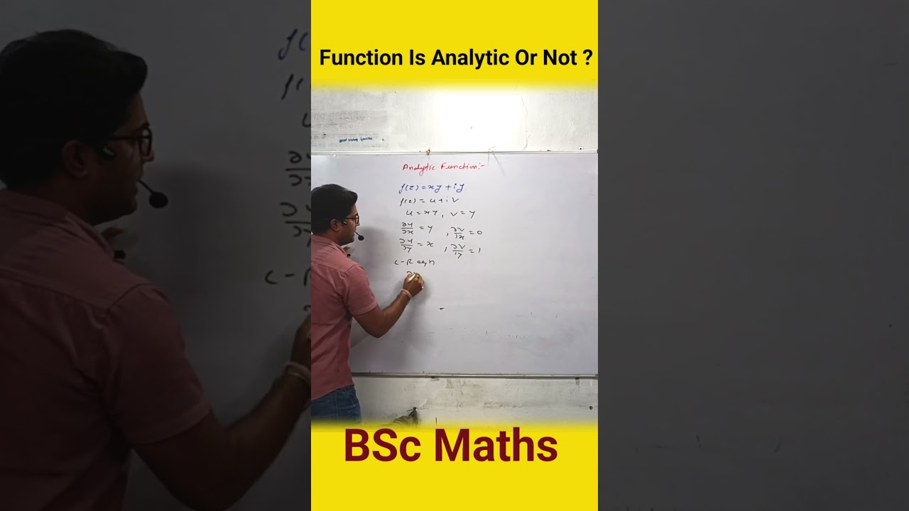 🫵क्या Function Analytic होगा ❓ 