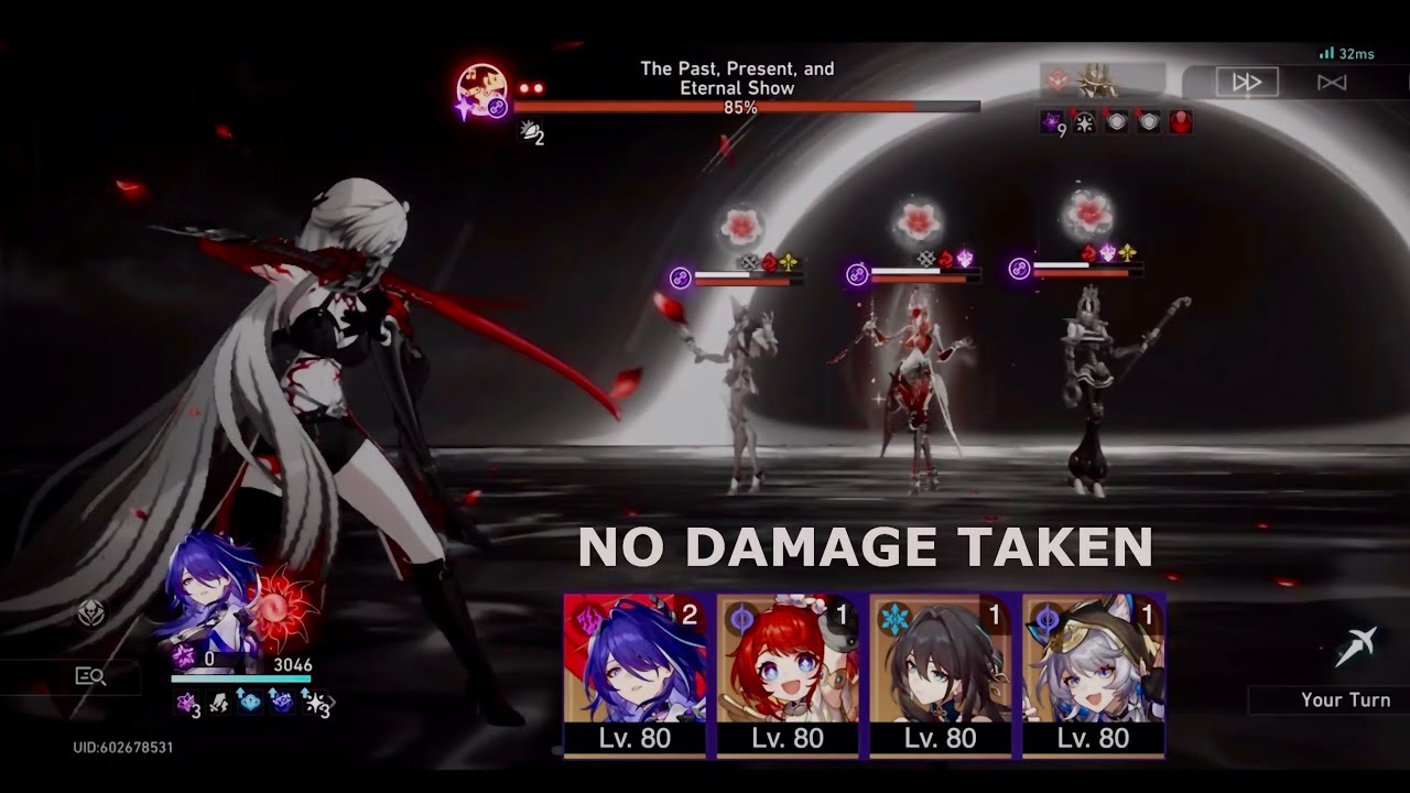 HSR | Anomaly Arbitration | Knight 1 (v3.6) | 0 Cycle (Acheron vs. Choir) [NO DAMAGE TAKEN]
