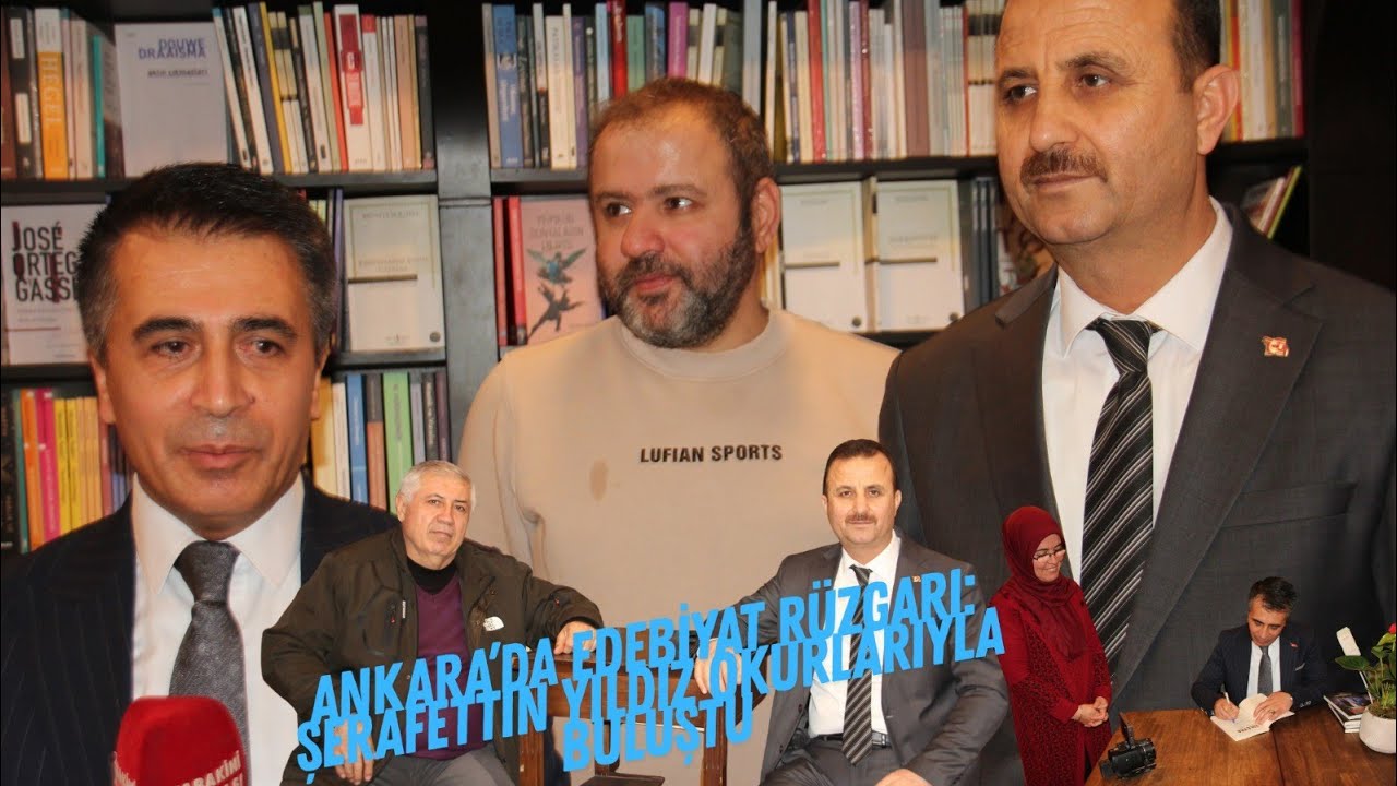 Ankara’da Edebiyat Rüzgarı: Yozgatlı Şerafettin Yıldız Okurlarıyla Buluştu