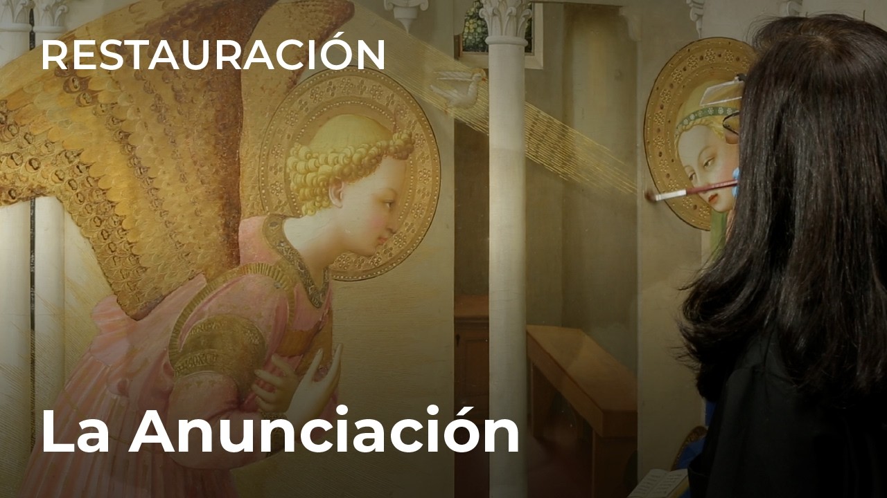 Restauración de la capa pictórica: La Anunciación, de Fra Angelico