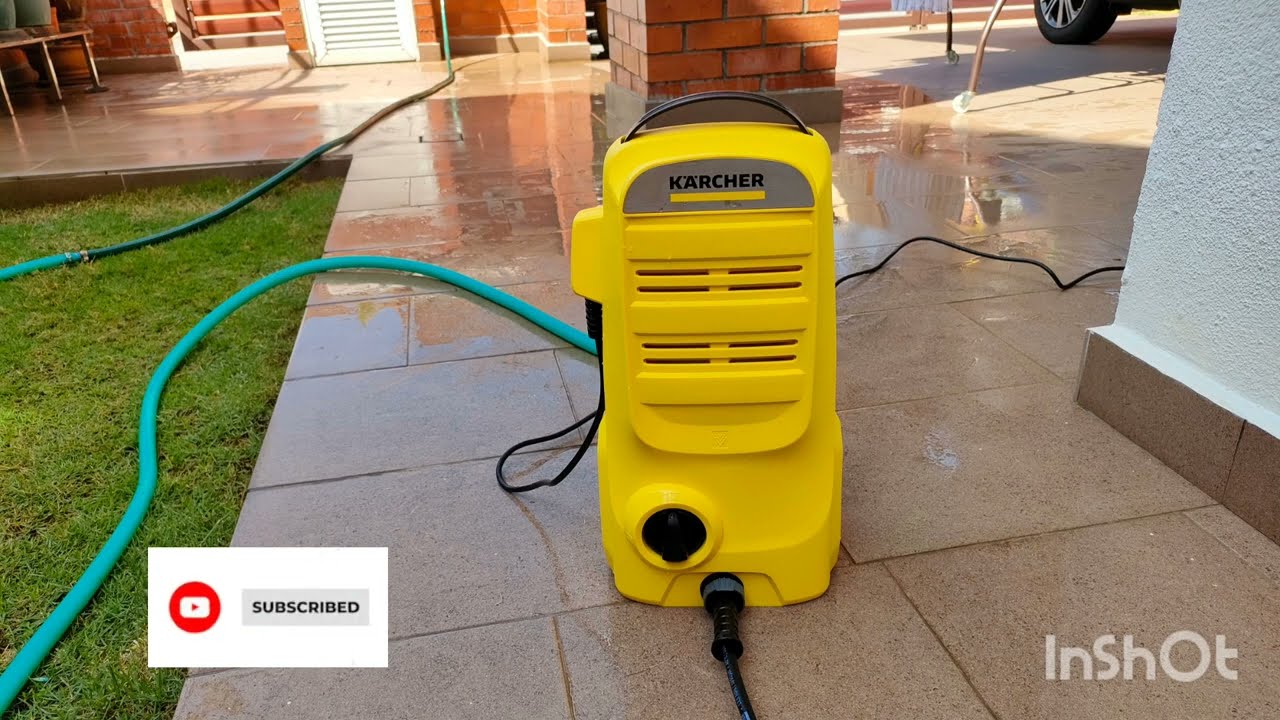 Karcher K2 Pressure Washer - cleaning