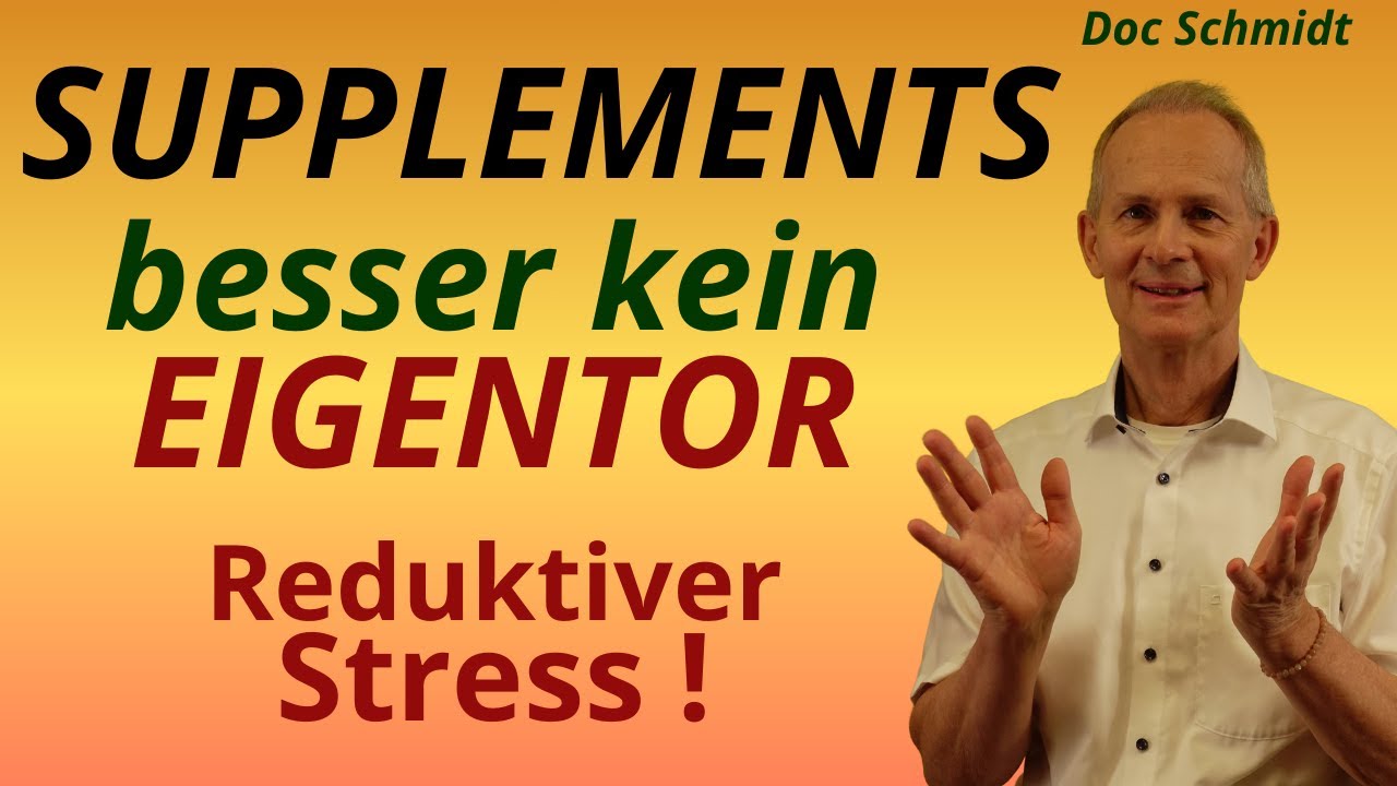 Supplements Überteibung  Oxidativer und Reduktiver Stress