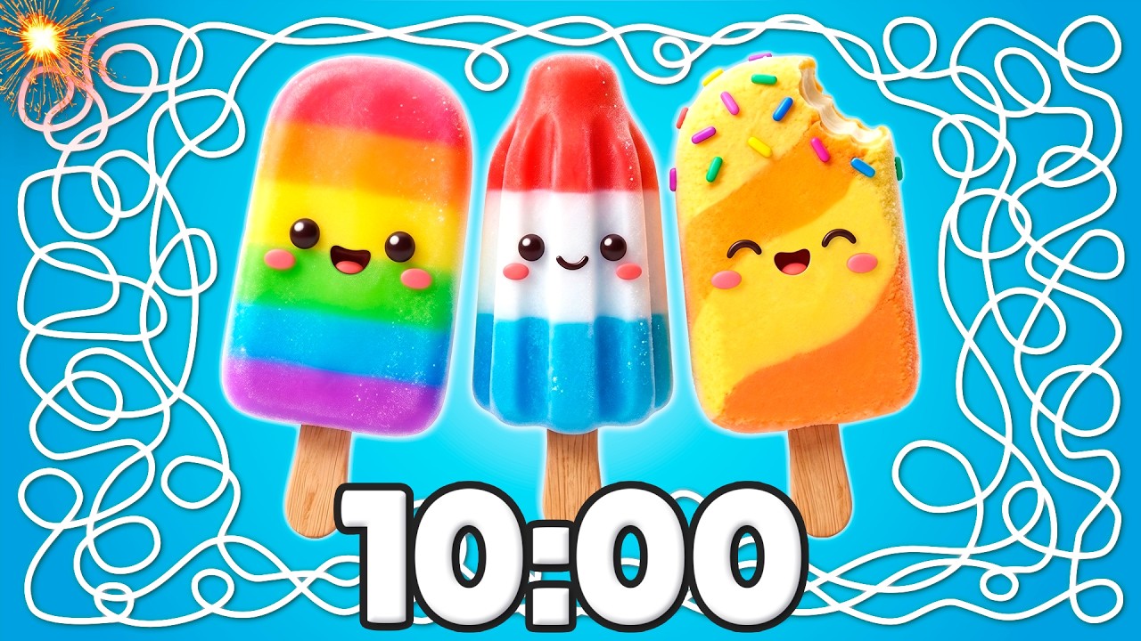 10 Minute [SUMMER] Timer 🍦🌈☀️ | Cool Classroom Countdown!
