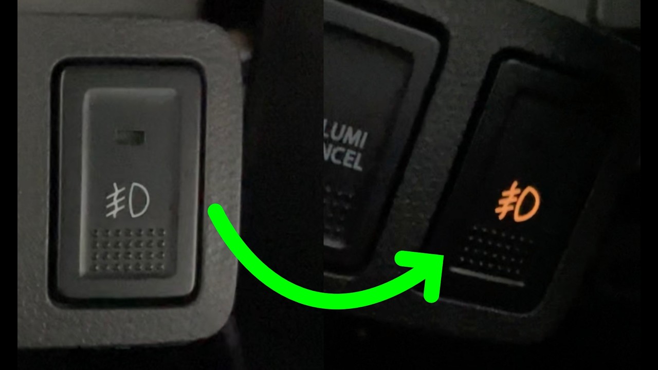Upgrading interior buttons to backlit ones
