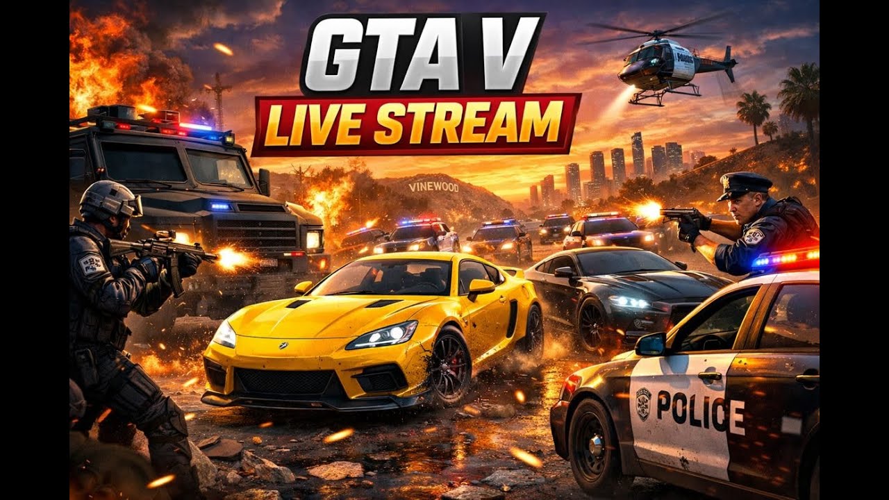 🚨 GTA 5 Chaos & NPC Madness LIVE! Join the Fun! 🎮