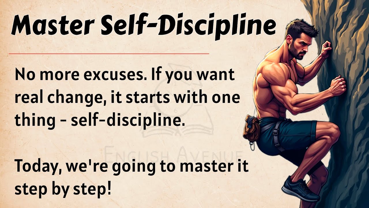 Master Self-Discipline & Transform Your Life 🔥 || Graded Reader || English Listening Practice ✅