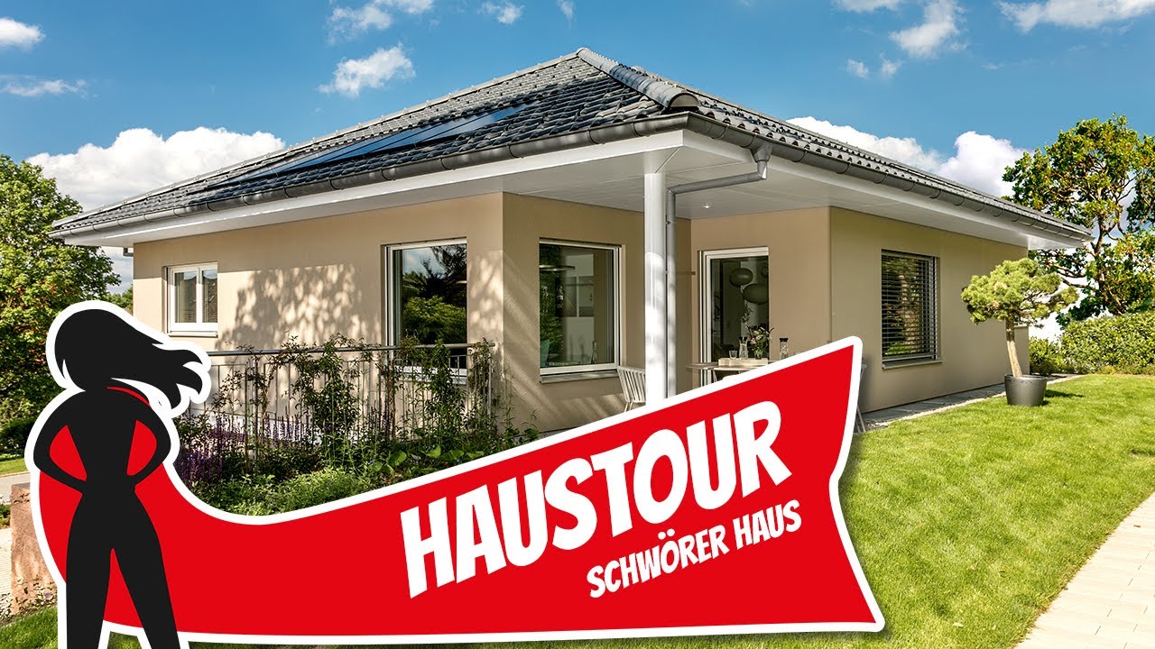 Haustour: Bungalow und Stadtvilla? Außergewöhnliches Fertighaus von Schwörer Haus | Hausbau Helden
