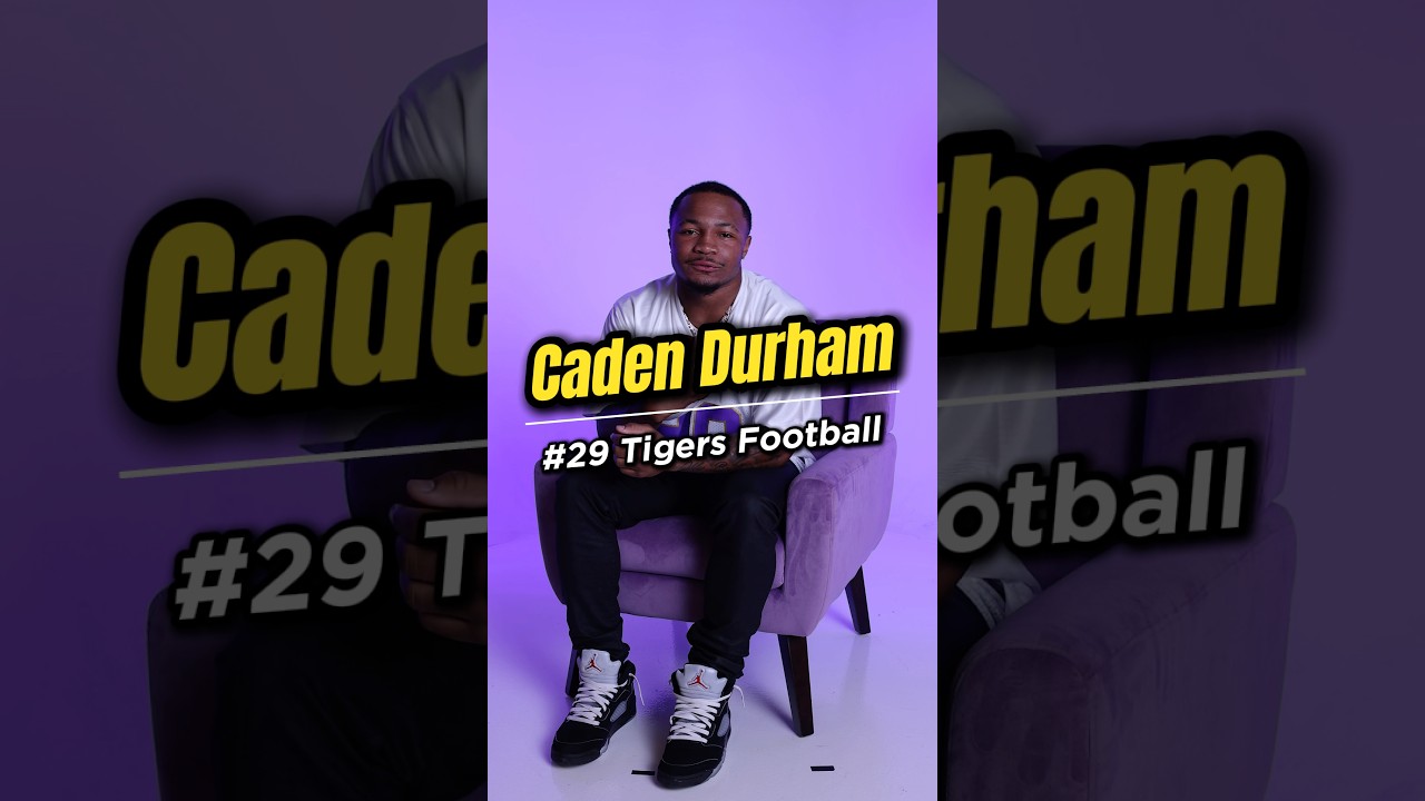 Get to know your Tiger Athlete, Caden Durham!🐯 