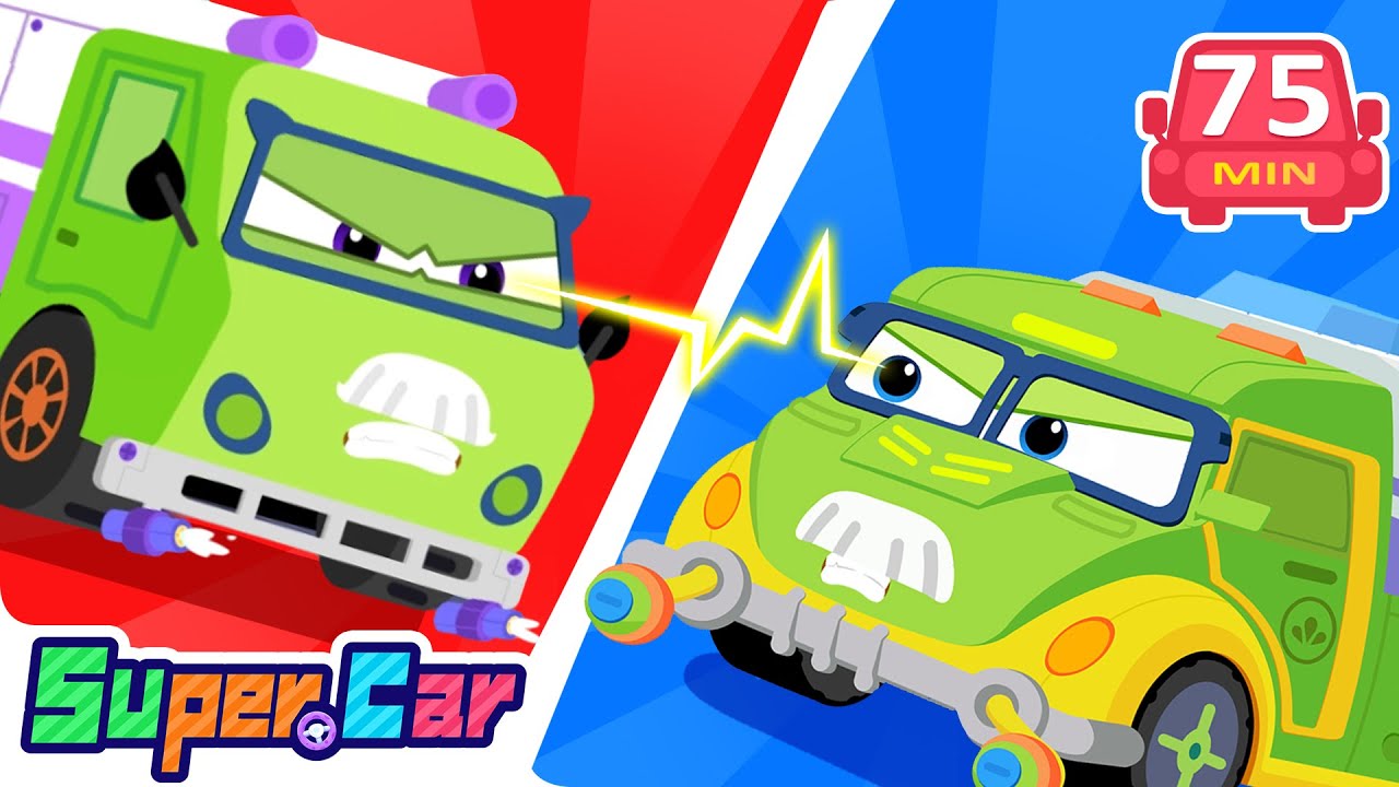 Who's the Real Grandpa Sprinkler?!🤔Real or Fake Challenge! | Rescue Car, Kids Cartoons | SuperCar