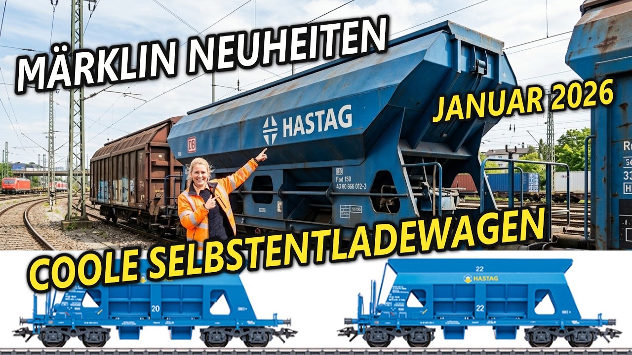 Märklin Waggon Neuheiten 2026/01 - Spurweite: H0