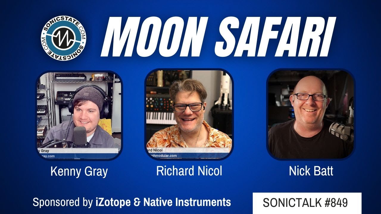 Sonic TALK 849 -Anukari, Moon Safari Sounds, Gene GX, Ace Studio Violin