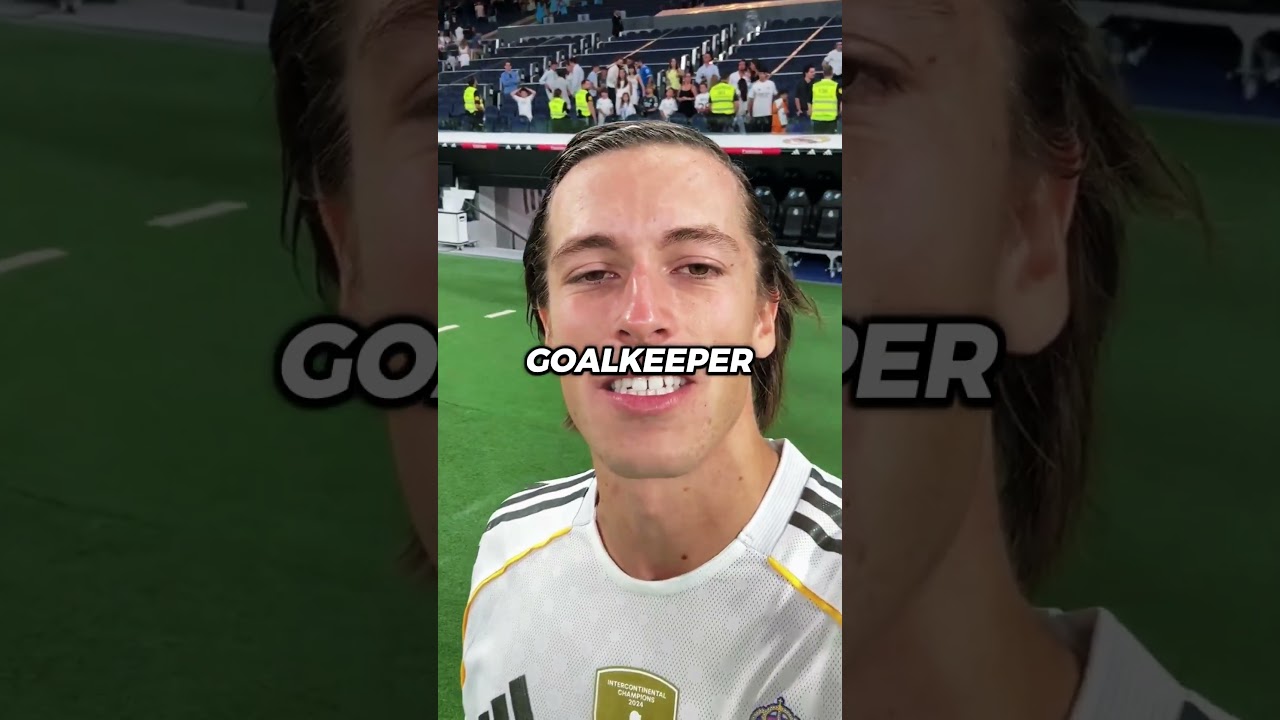 How this guy looks like a glitch in the simulation.😳💀 He&rsquo;s really Madrid&rsquo;s second-best goalkeeper.😅