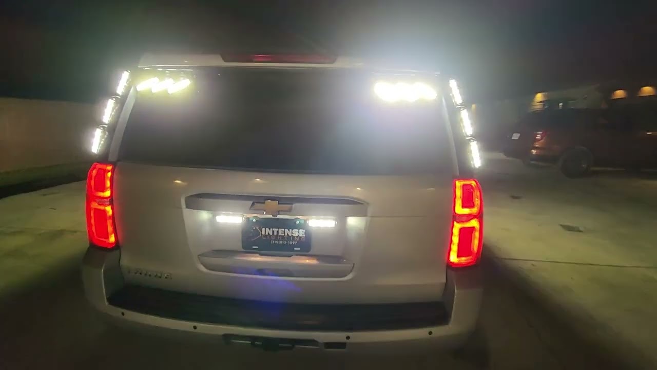 ILMODS - 2020 Chevy Tahoe - Feniex Quantum Lights,  Hammer & Dual Siren Off-Duty Police Work Texas