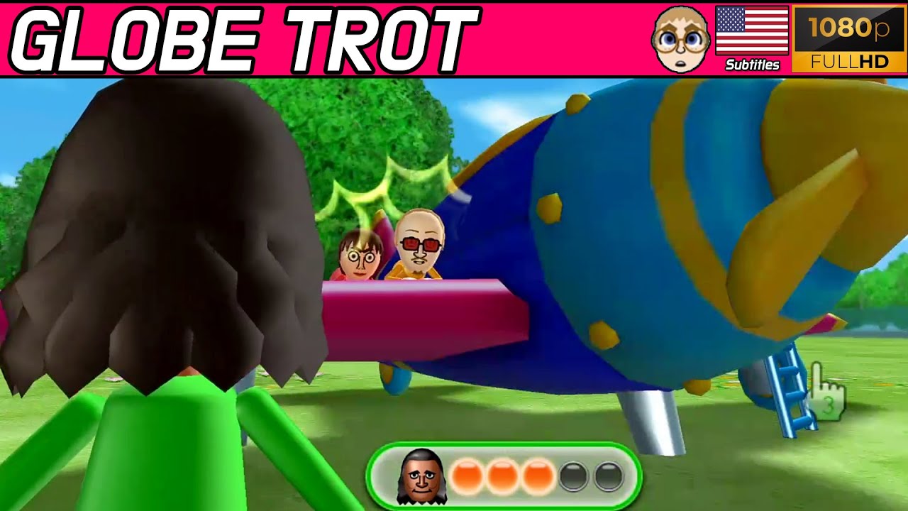 Wii Party - Globe trot (Master CPU, Eng Sub) Player Paul Vs Susana Vs David Vs Martin
