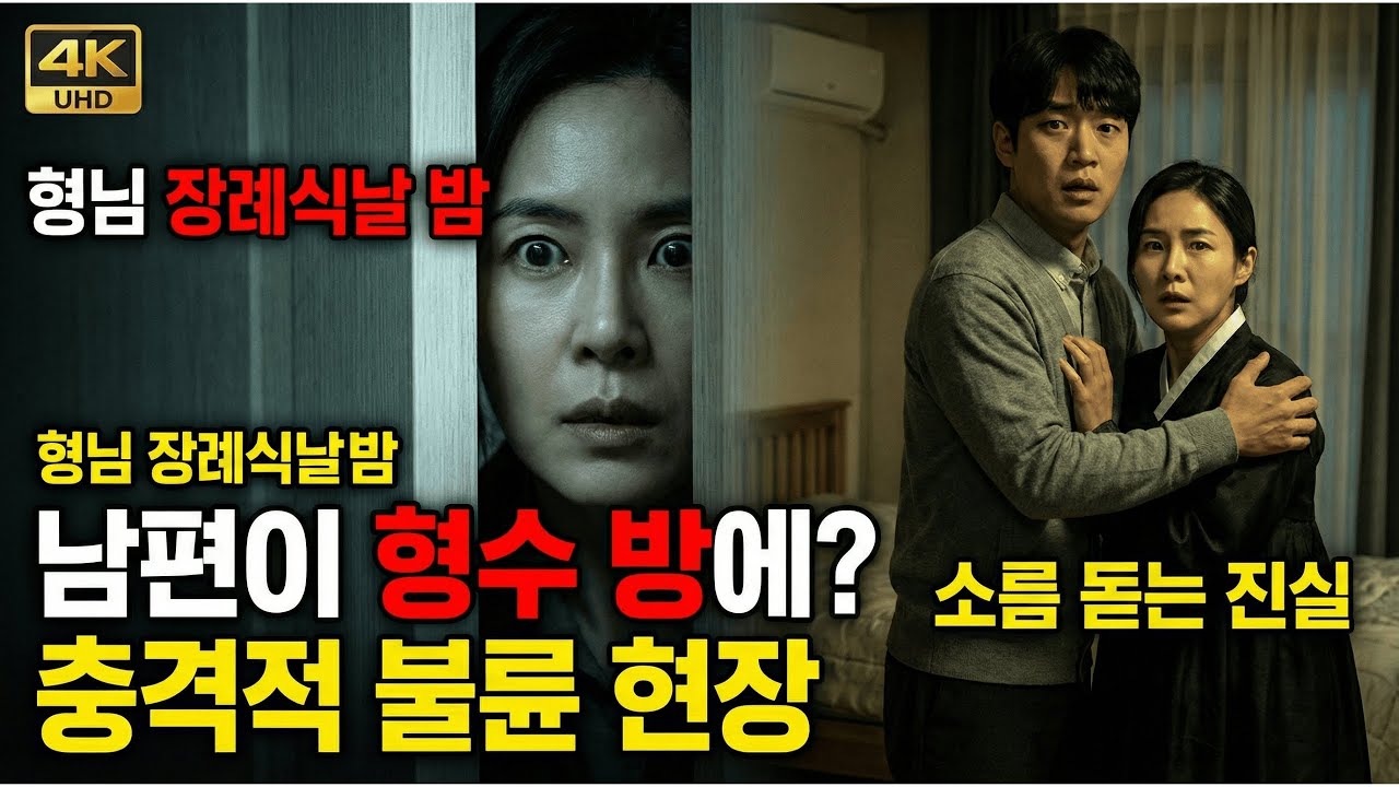 콘돔 3개가 사라졌다... 남편과 동서의 소름 돋는 비밀을 목격한 나의 복수