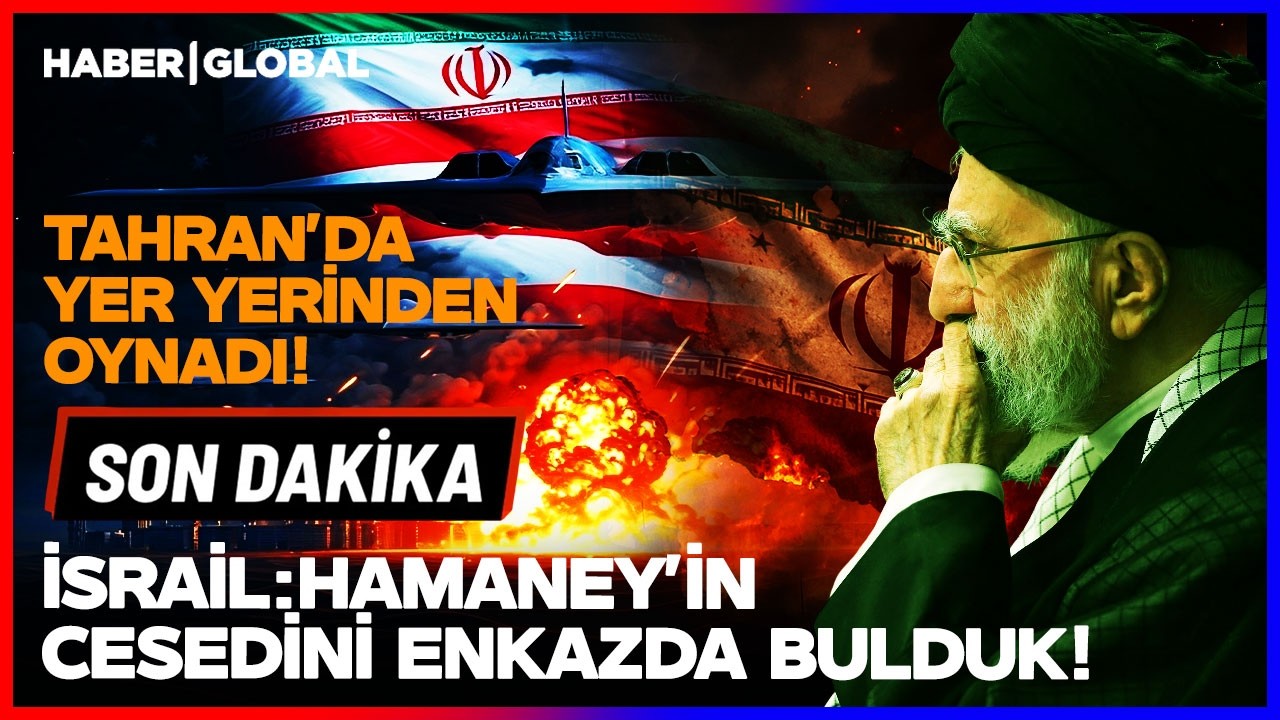 KOCA BİNA YERLE BİR OLDU! İsrail: Hamaney'in Cesedini Sarayının Enkazında Bulduk!
