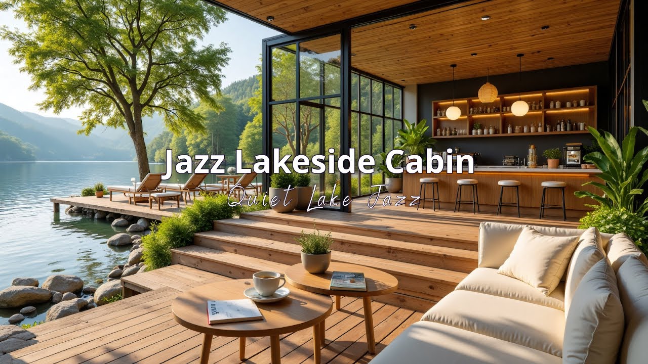 Spring Morning Jazz in a Balcony Café  | Calm Jazz Piano with Nature Sounds for Relaxation,