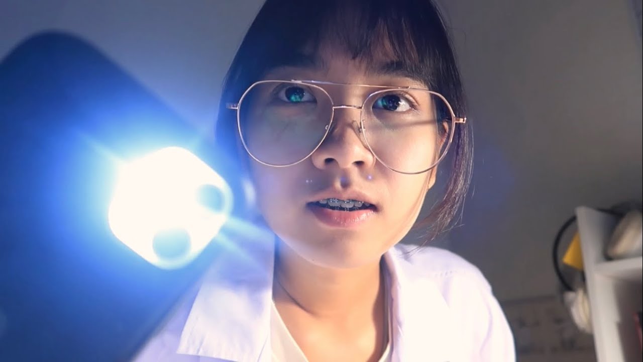 ASMR Thai Eyes Exam รับบทเป็นหมอจักษุแพทย์ตรวจตาคุณ Role play 👀👁️🩺
