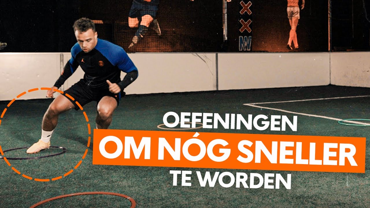 DOE DEZE OEFENINGEN OM SNELLER TE WORDEN | Voetbal training | Academy | Voetbalshop