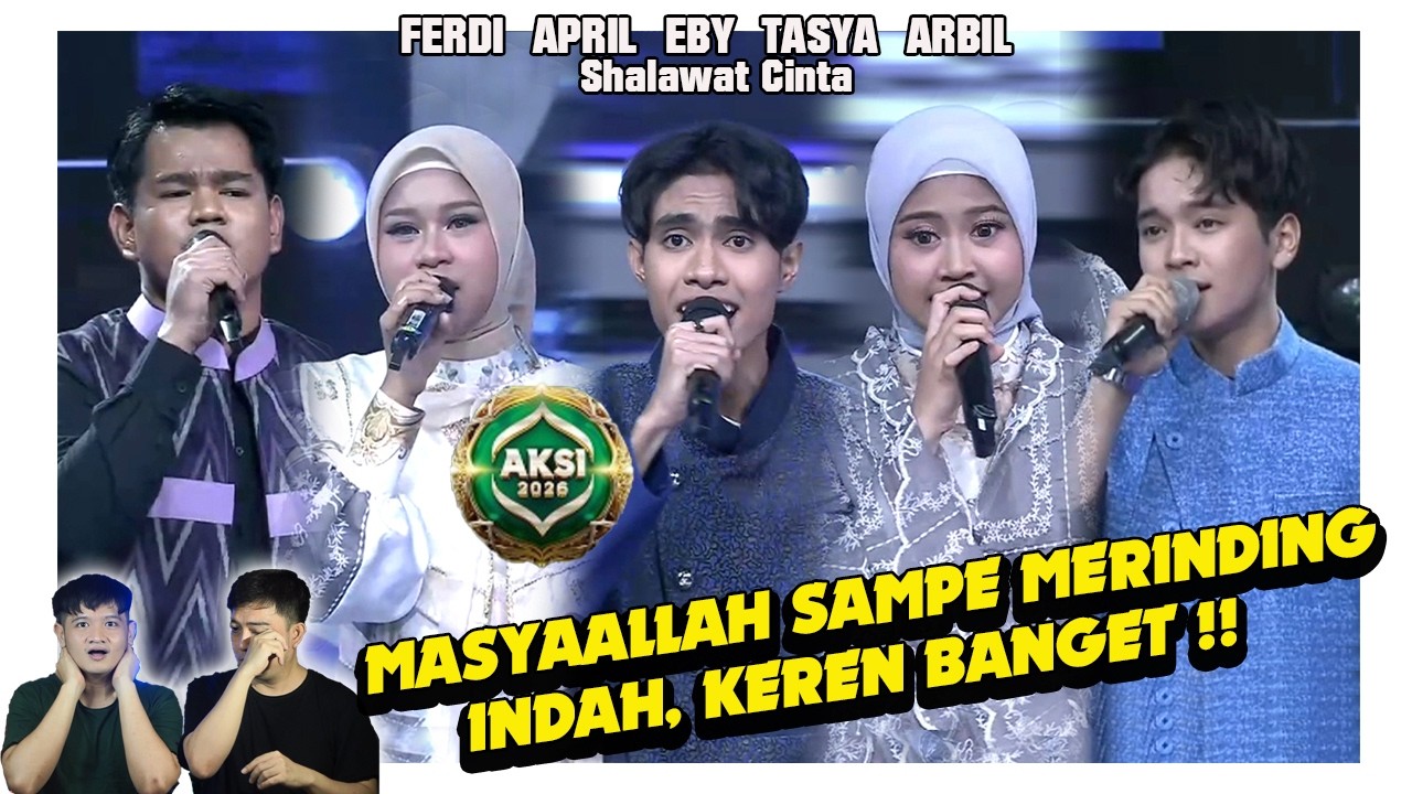 Merinding MasyaAllah !! Shalawat Cinta. Eby. Arbil, Ferdi, Tasya, & April. Indah banget