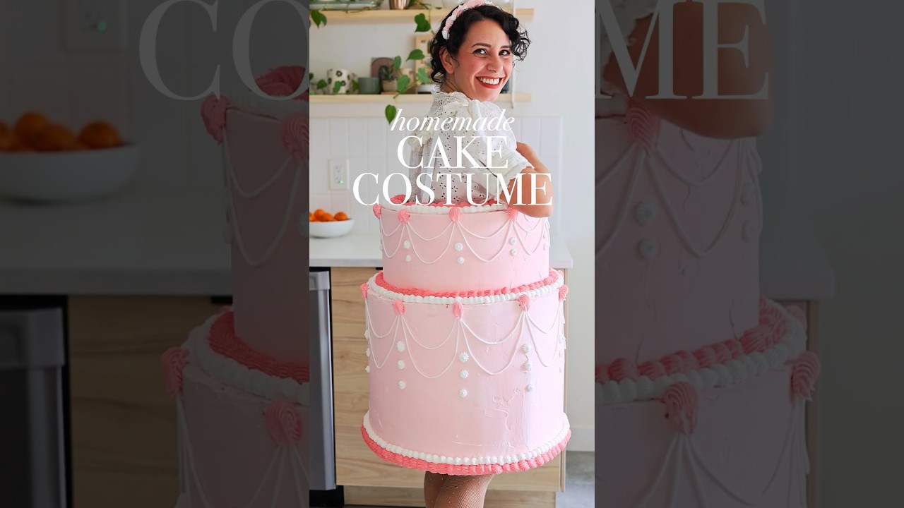 Этот костюм-торт своими руками — костюм моей мечты на Хэллоуин! 🎂 #торт #костюм-торт #сделайсам #...