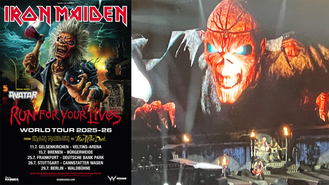 Iron Maiden - Run For Your Lives 2025- Fráncfort del Meno, Deutsche Bank Park