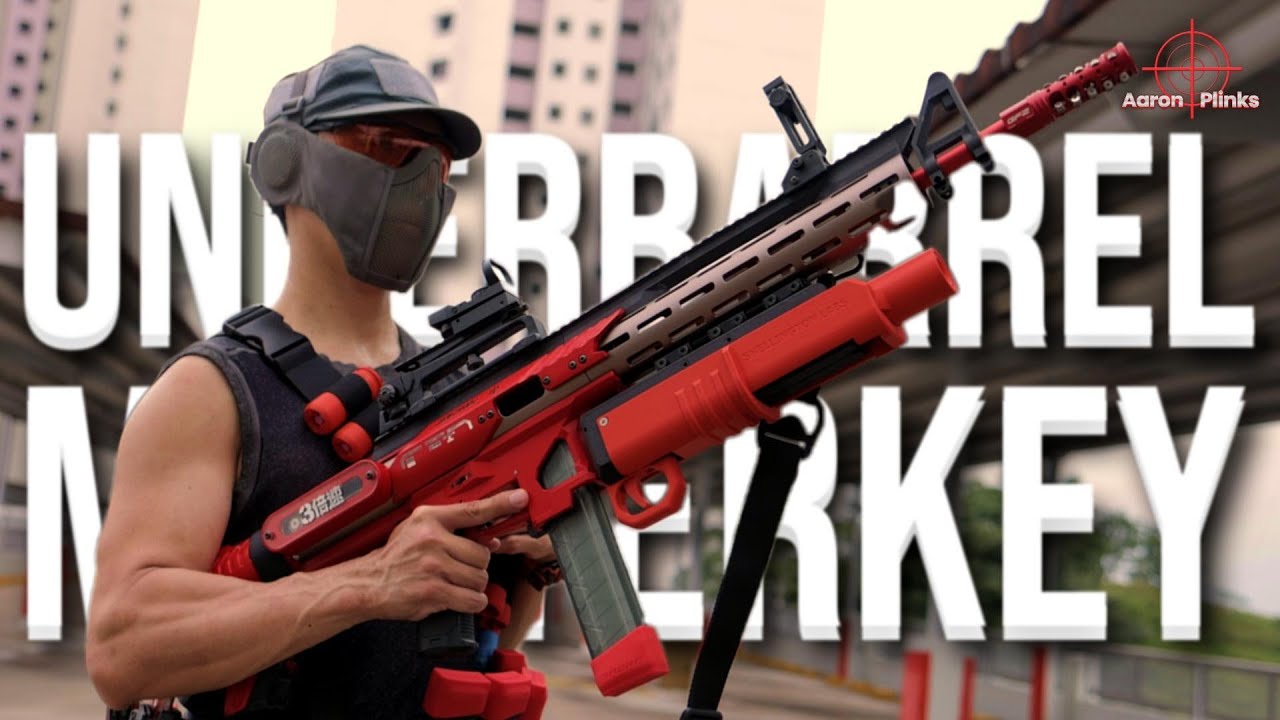 AoE Dart Attack? Underbarrel Masterkey by Shellington & MHP Arms | Nerf Blaster Review
