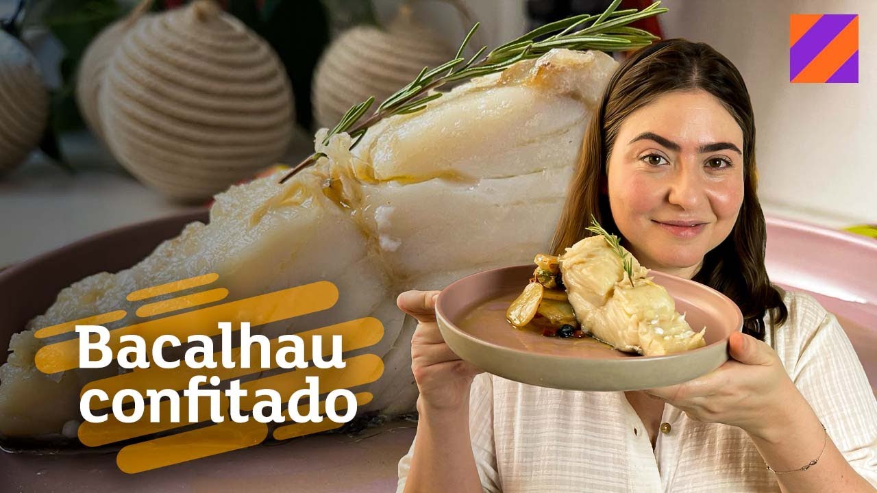 Bacalhau confitado SEM FORNO | Receitas de fim de ano