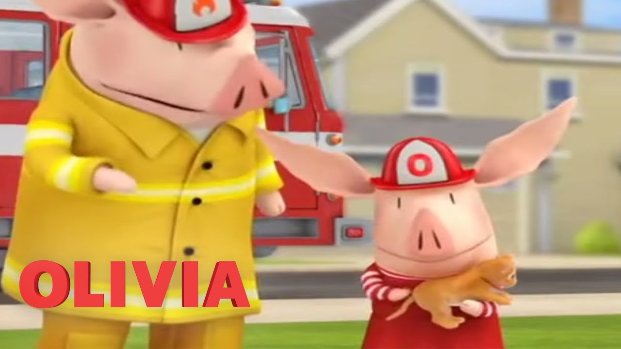Olivia the Firefighter | Olivia the Pig | Full Episode | Cartoons for Kids
