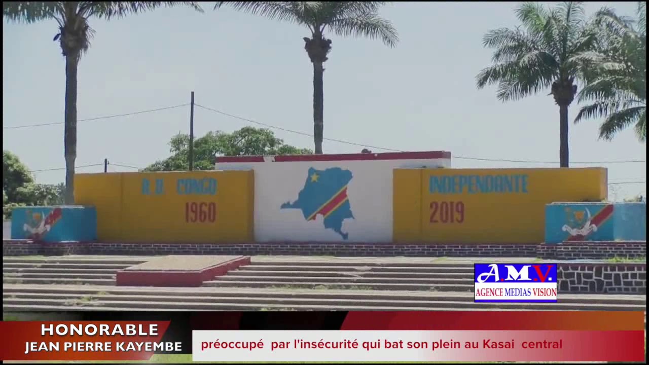 Honorable jean pierre KAYEMBE pr&eacute;occup&eacute; par l'ins&eacute;curit&eacute; qui bat son plein au Kasa&iuml; central