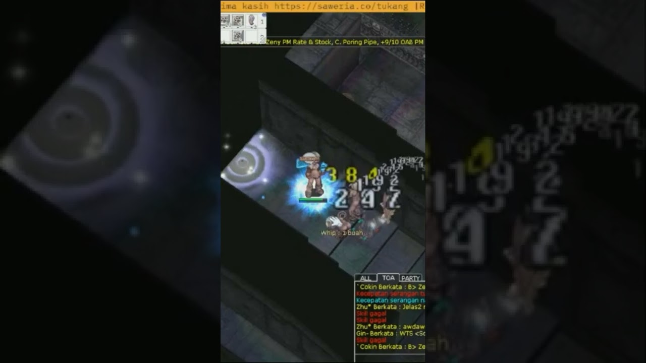 Ragnarok-Retro (RO-Retro) - Blitzer Hunter vs Zealotus/Zherlthsh - Queen Whip Drop - Youtube Shorts