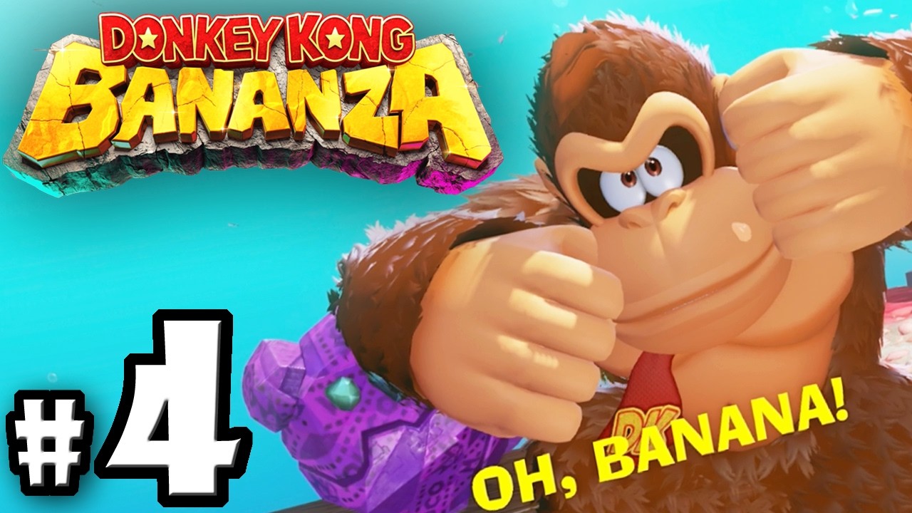 Donkey Kong Bananza 🦍🤝💃 2 Player Co-Op Bonanza | Nintendo Switch 2 Gameplay Walkthrough Blind PART 4