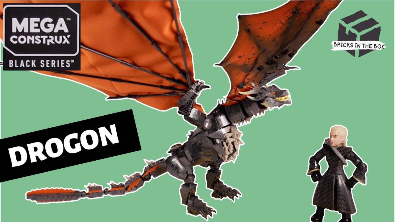 Mega Construx Game Of Thrones Daenerys and Drogon GKG97 Speed Build, Stop Motion