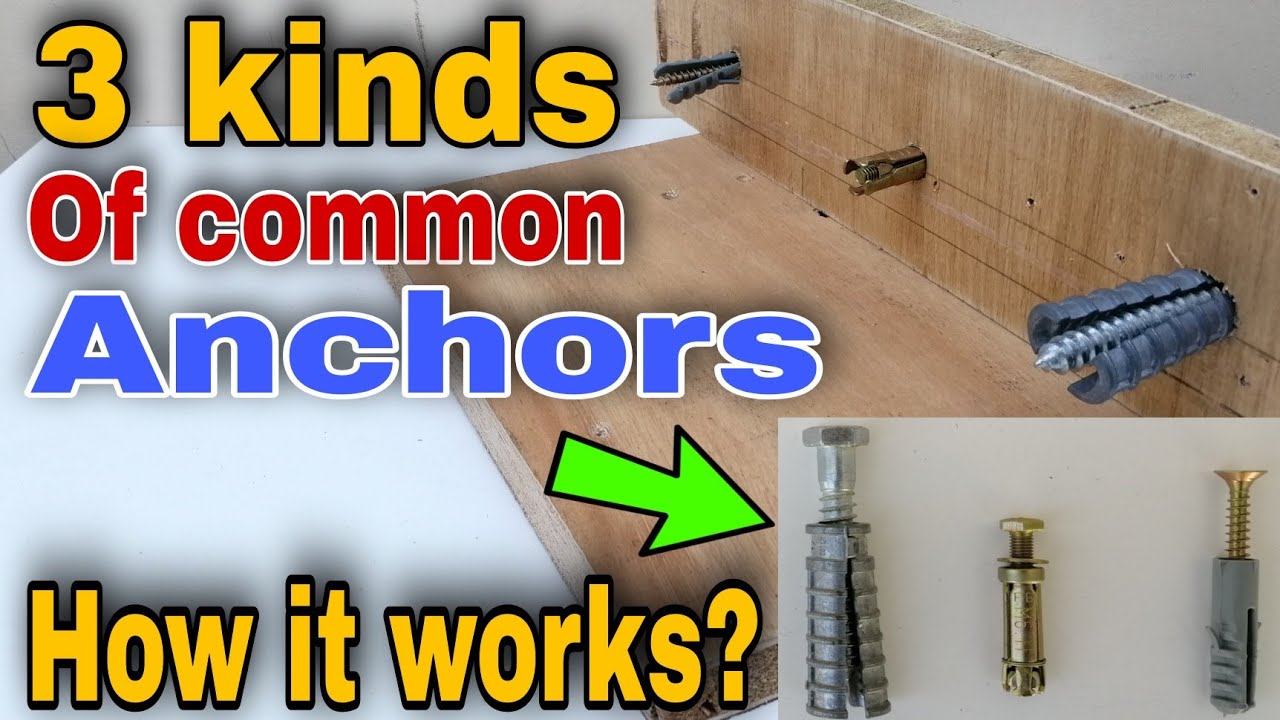 3 Common kinds of Anchors | Anchors | 3 Pangkaraniwang Klase ng Anchors | Expansion Bolt | Tox